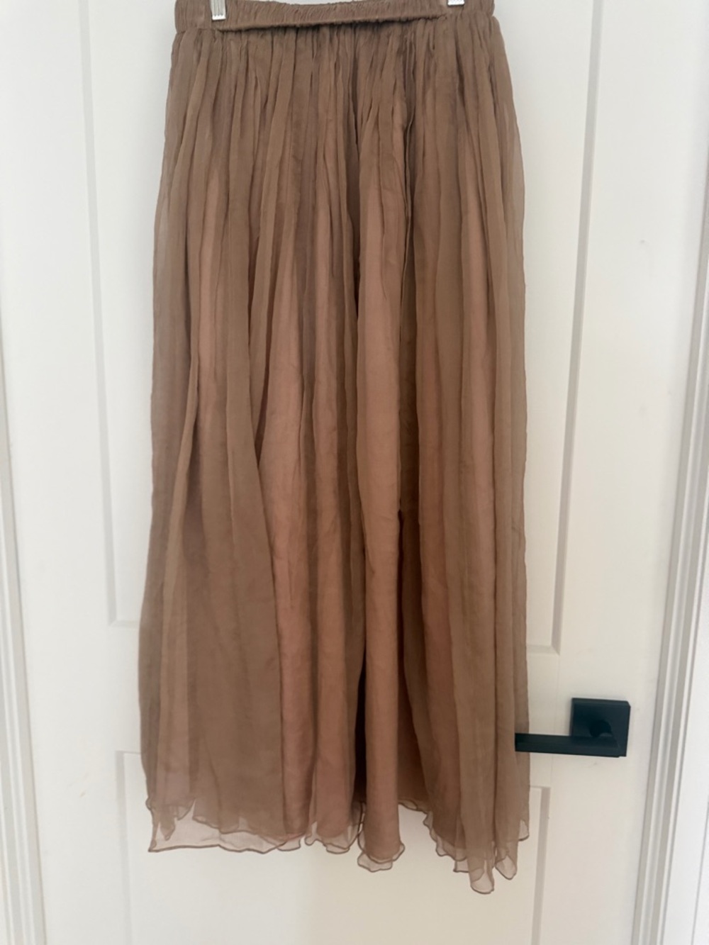 Brown Flowy Women's Skirt